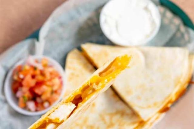 Chicken Quesadilla.