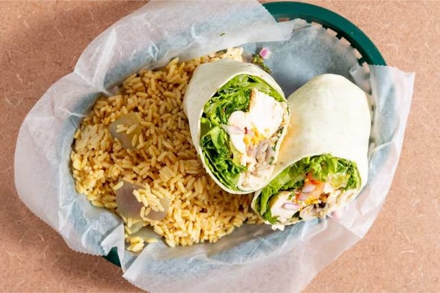 Spicy Chicken Burrito.