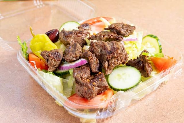 Black Angus Steak Tip Salad.