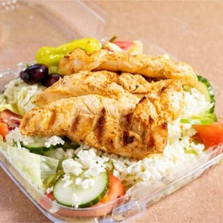 Grilled Chicken Feta Salad