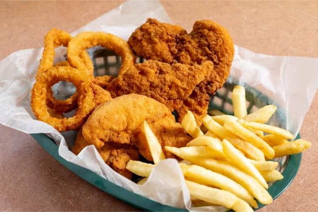 Chicken Finger Dinner.