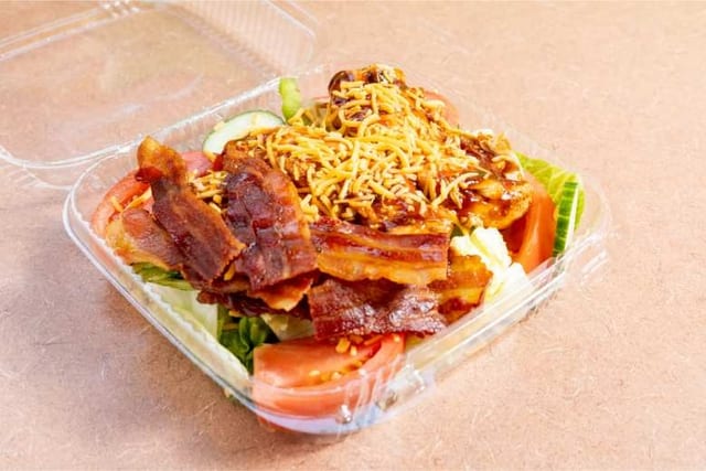 BBQ Chicken & Bacon Salad.