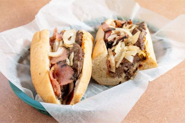 Grilled Pastrami Burger.